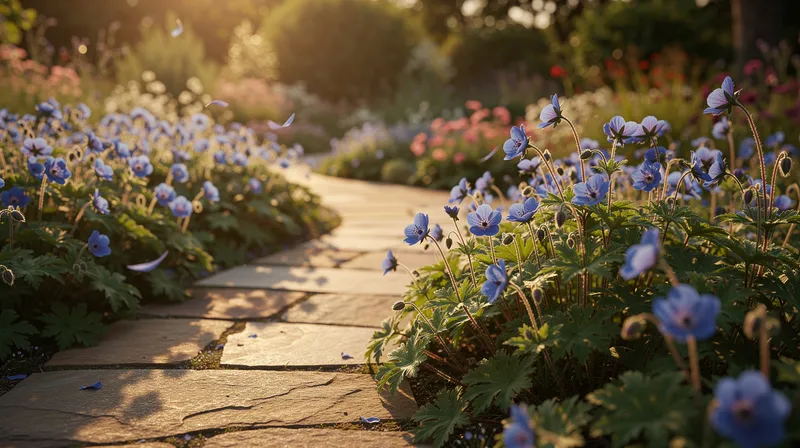 Géranium vivace ‘Rozanne’ : la solution idéale pour une bordure florale durable