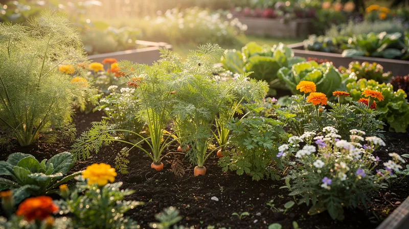 Jardinage durable : choisir les plantes compagnes idéales pour vos carottes